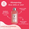 Shampoing ayurvédique naturel "Rose délice & miel" cheveux normaux adulte & enfant plus 3 ans - 210 ml