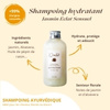 Shampoing ayurvédique "Jasmin Eclat Sensuel" cheveux normaux à secs - 210 ml - Vegan