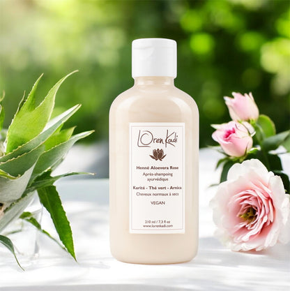 Après-shampoing ayurvédique - Henné Aloevera Rose