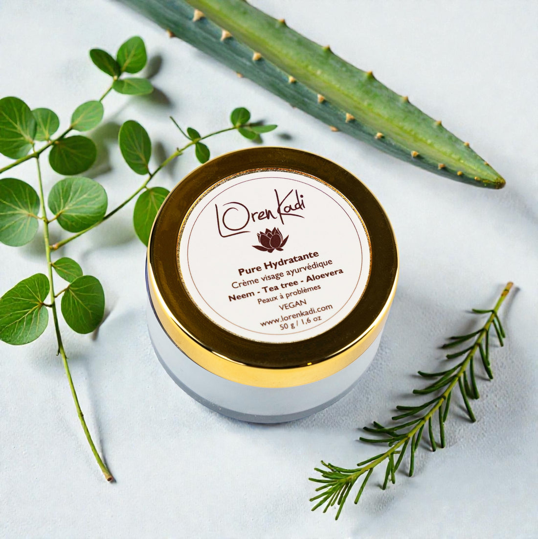 Crème ayurvédique Pure Hydratante - Peaux à problèmes