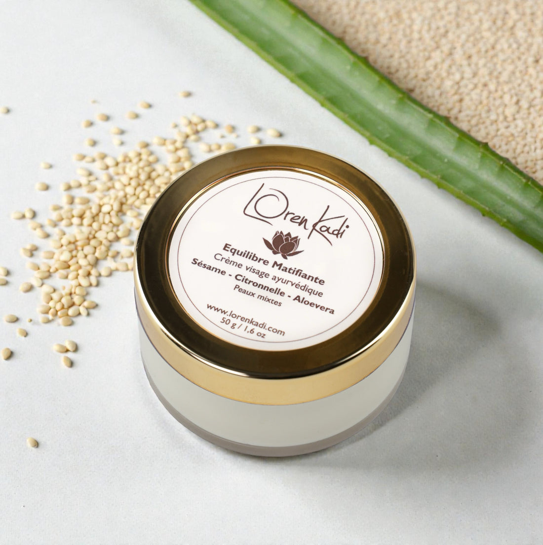 crème ayurvédique hydratante et matifiante