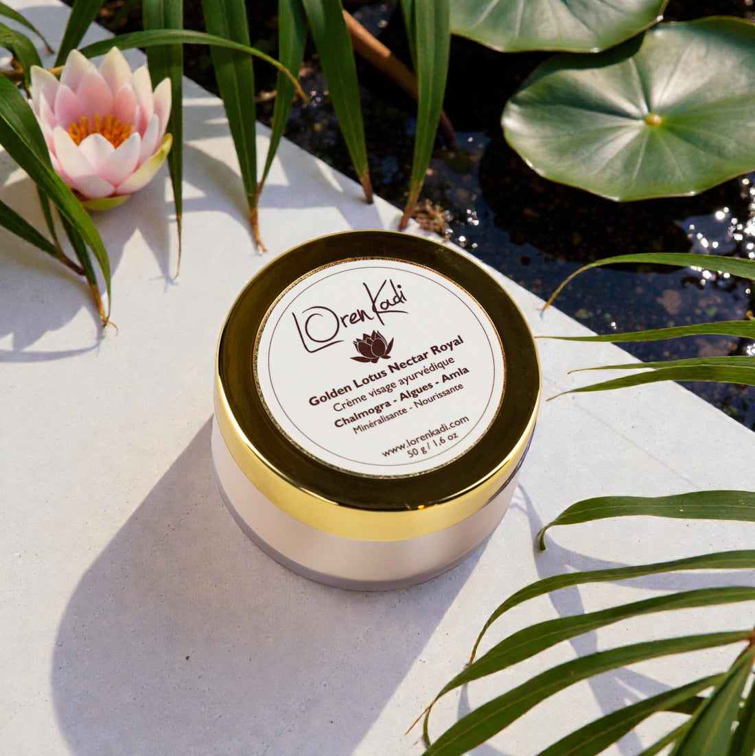 Crème ayurvédique Golden Lotus - Toutes peaux