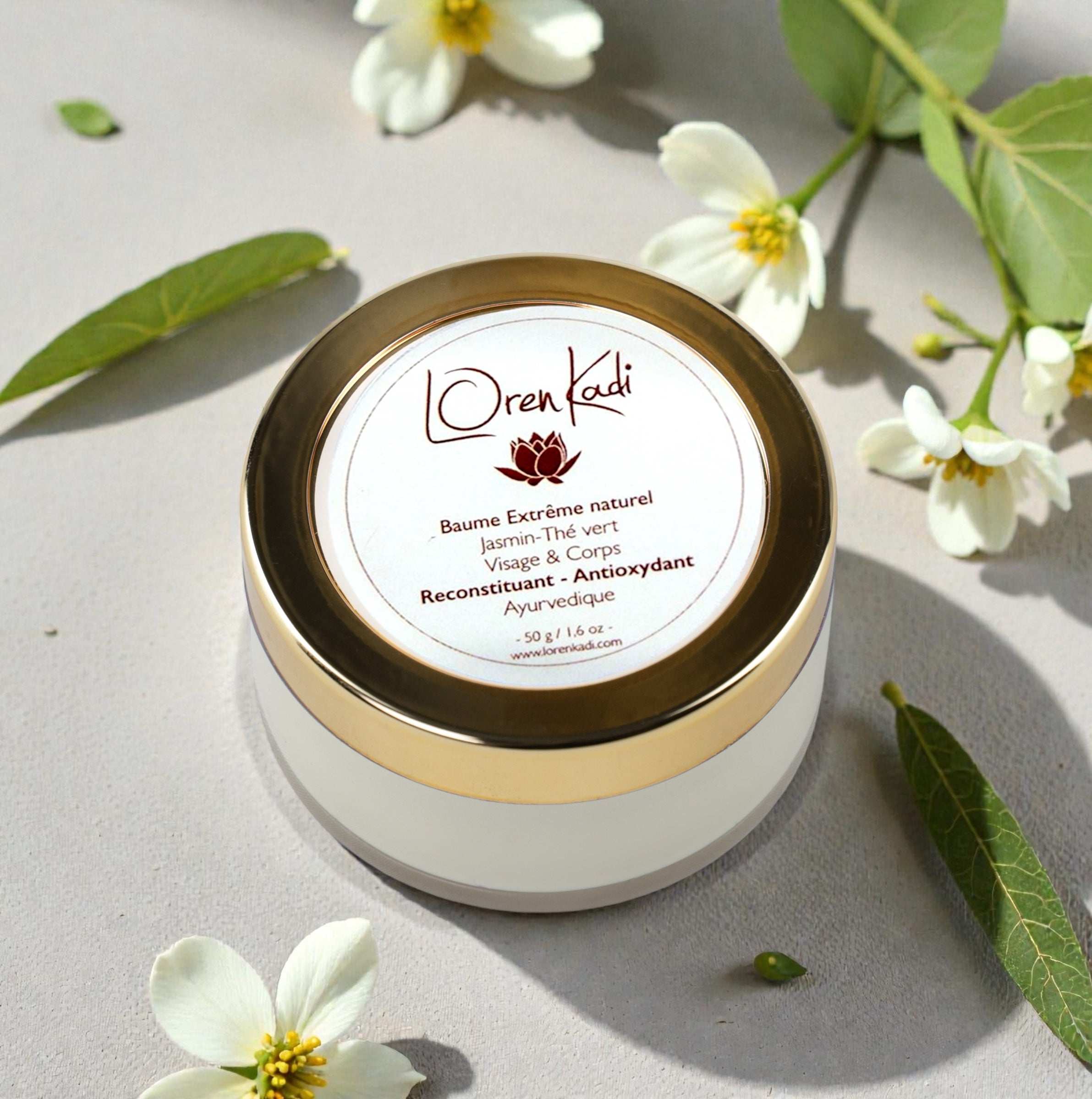 Baume ayurvédique Extrême Naturel - Jasmin - Thé vert