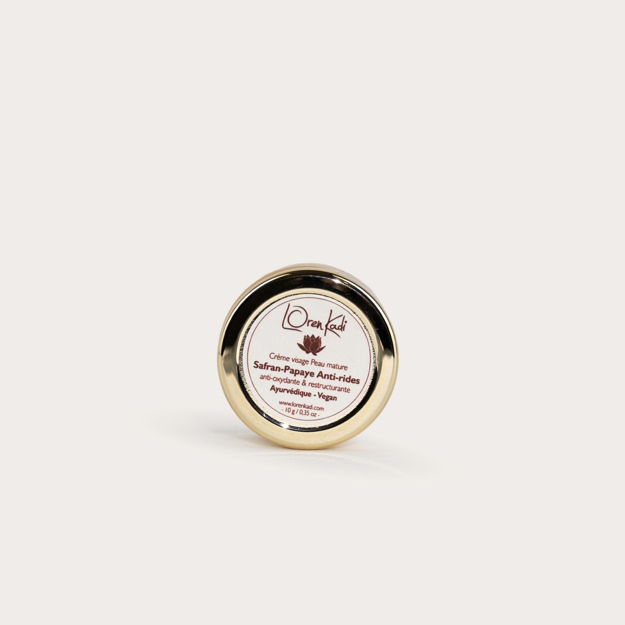 Mini crème ayurvédique - Safran - Papaye