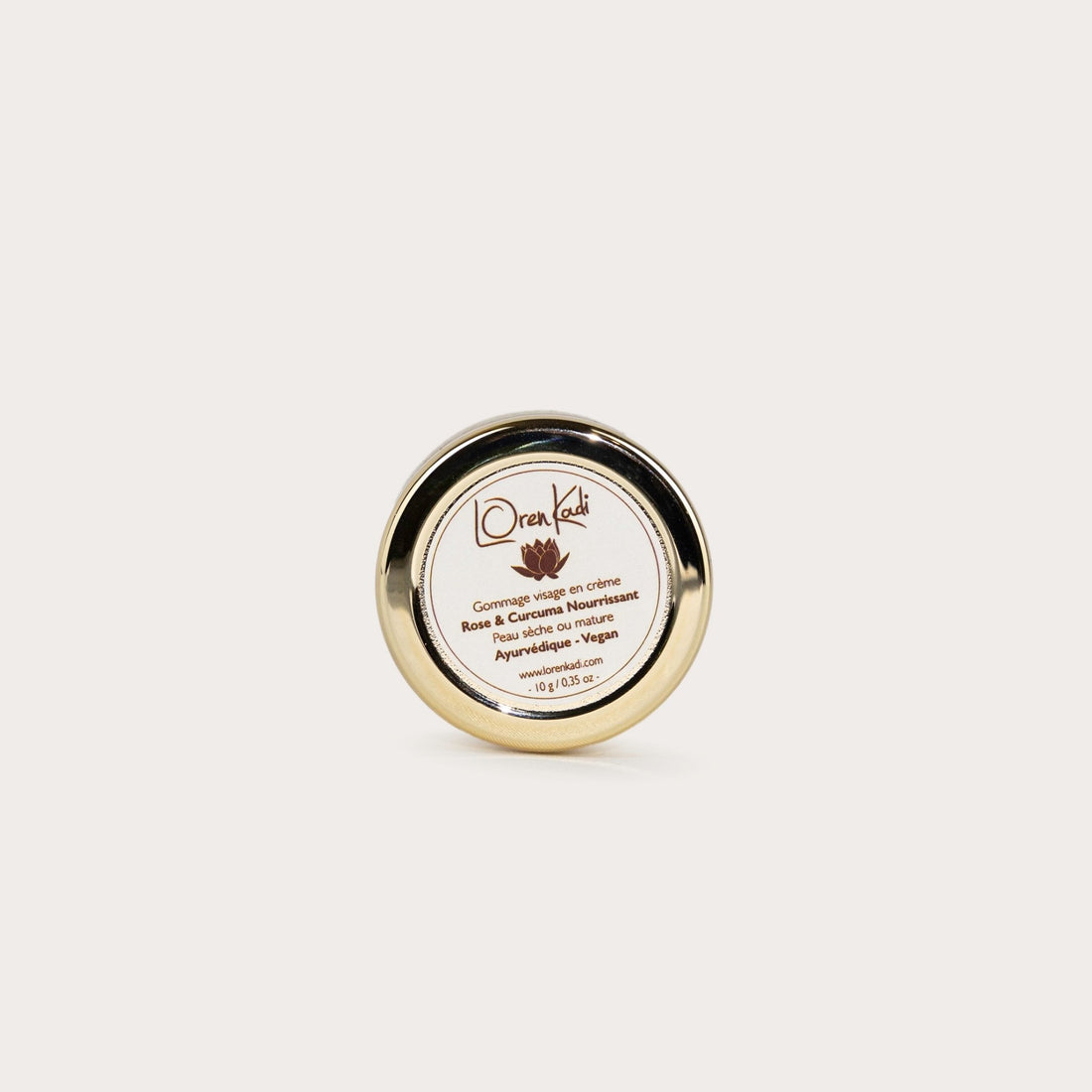Mini Gommage-Crème visage ayurvédique - Rose - Curcuma