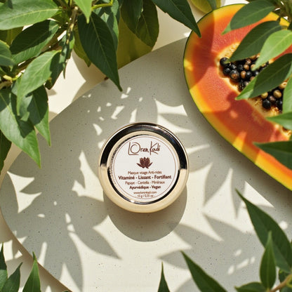 Mini Masque ayurvédique "Eclat jeunesse - Papaye" - Vitaminé - Antirides