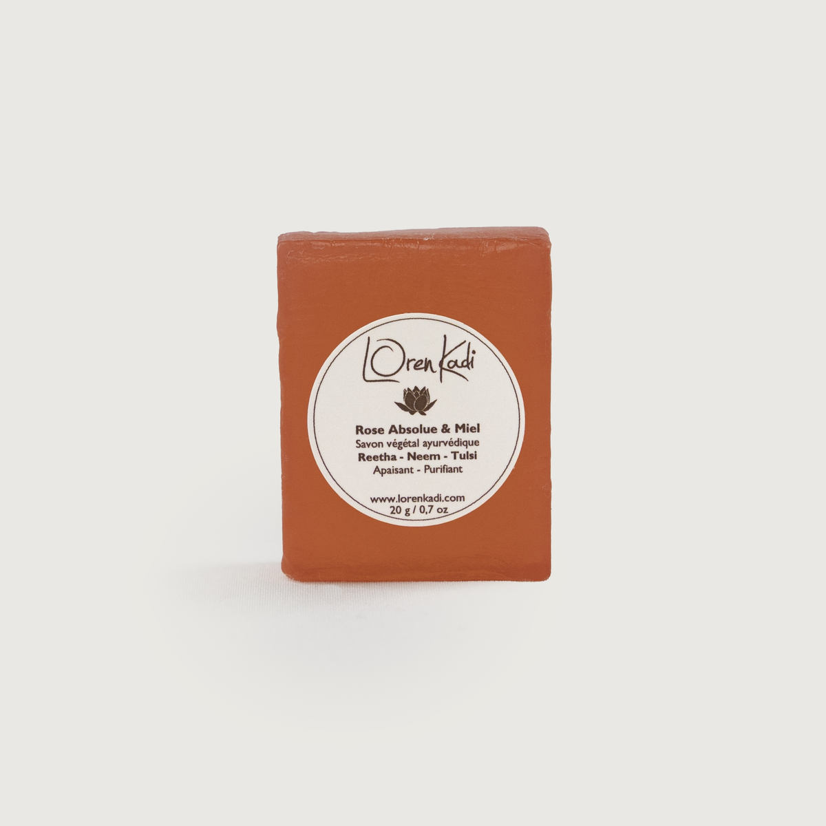 Mini Savon ayurvédique - Rose Absolue &amp; Miel