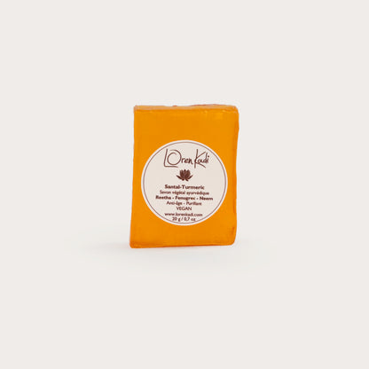 Mini Savon ayurvédique - Irréprochable Santal Turmeric