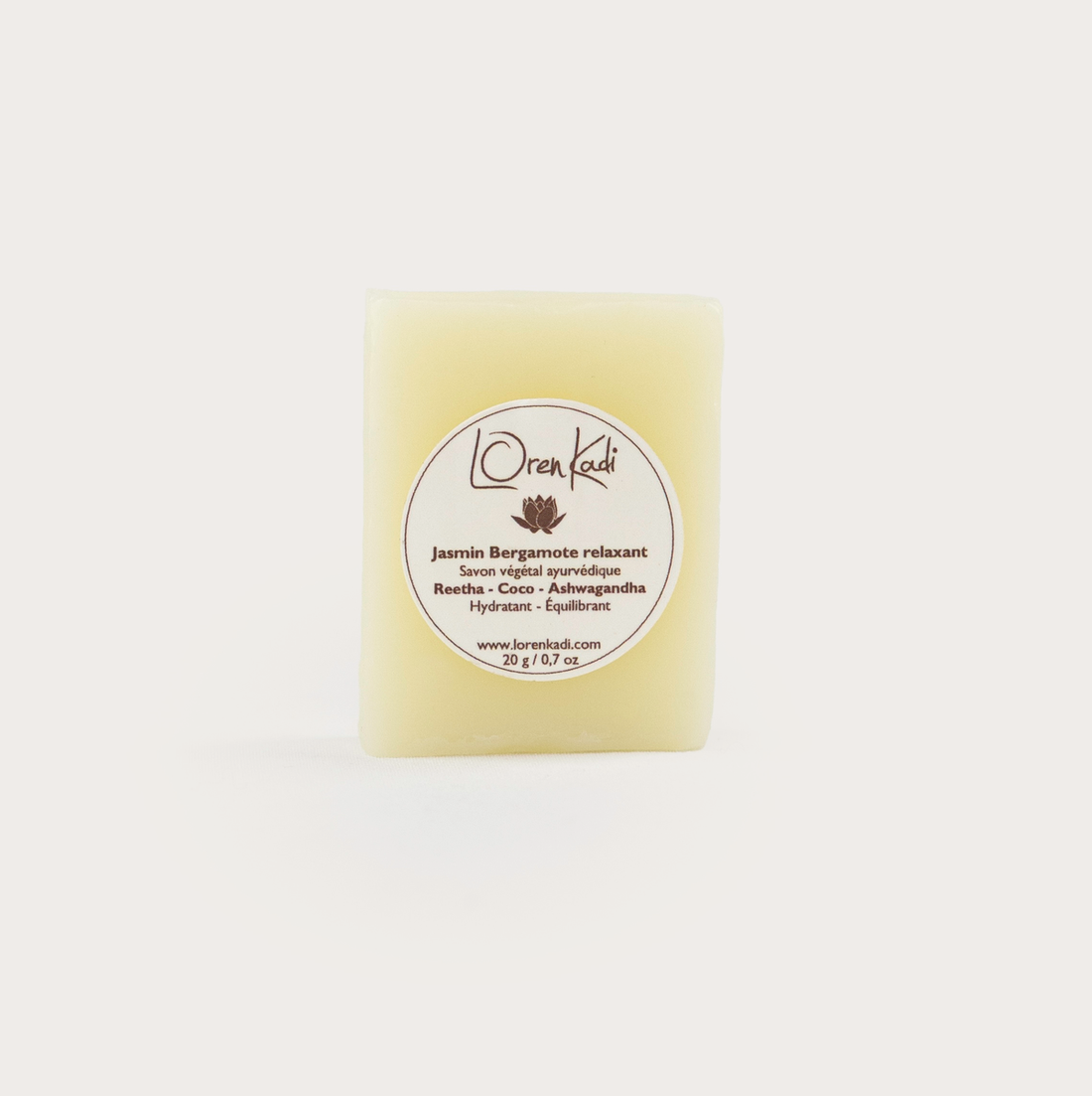 Mini Savon ayurvédique - Jasmin Bergamotte Relaxant