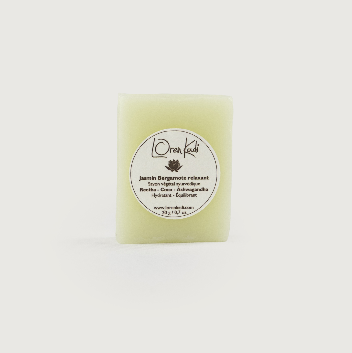 Mini Savon ayurvédique - Jasmin Bergamotte Relaxant