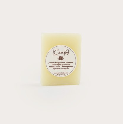 Mini Savon ayurvédique - Jasmin Bergamotte Relaxant