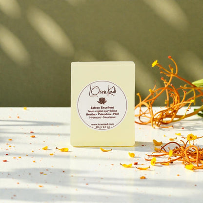 Mini Savon ayurvédique - Safran Excellent