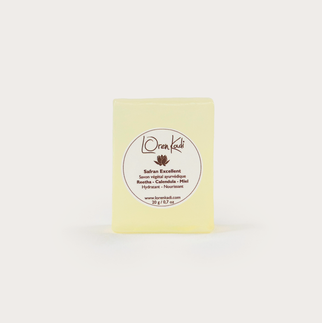 Mini Savon ayurvédique - Safran Excellent