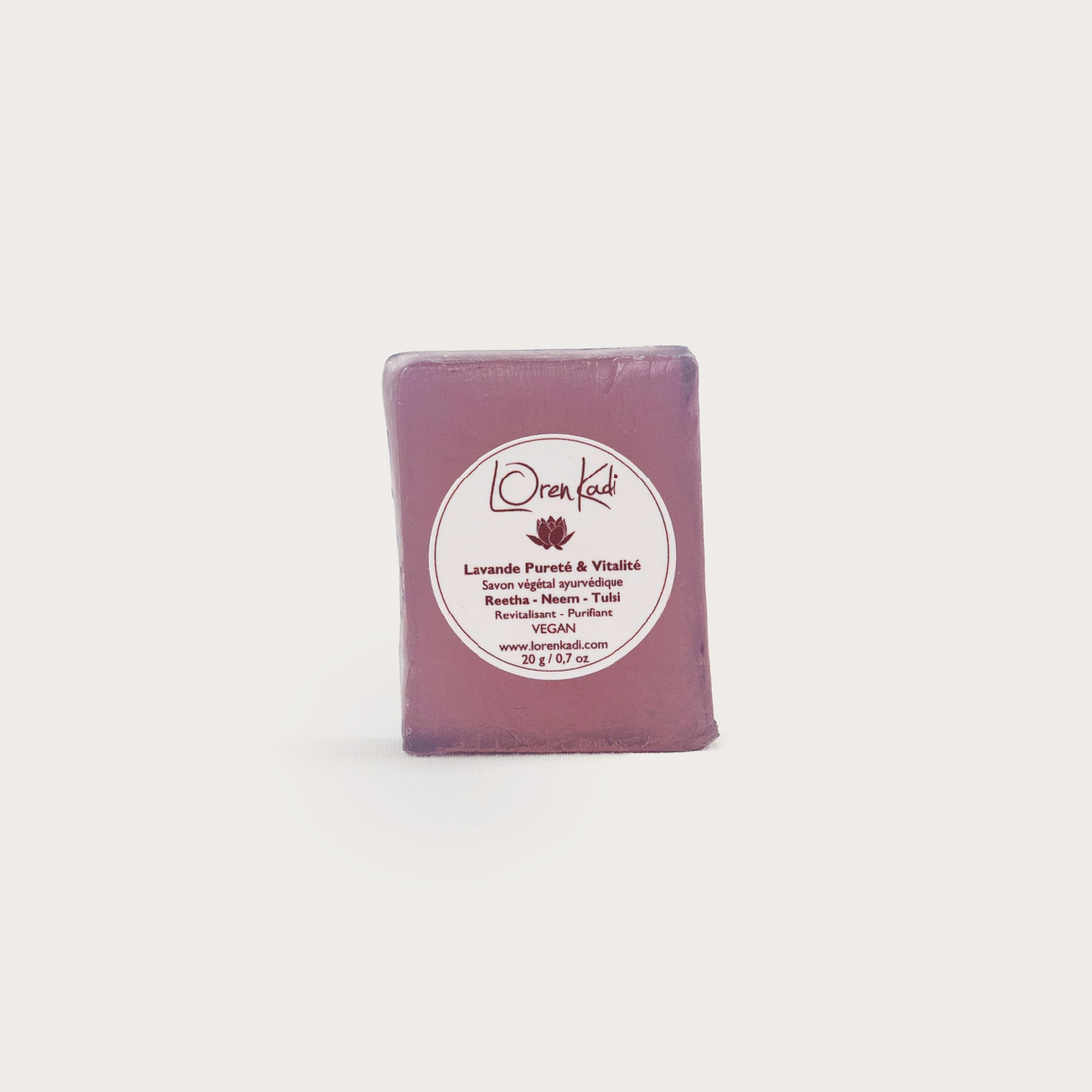 Mini Savon ayurvédique - Lavande Pureté et Vitalité