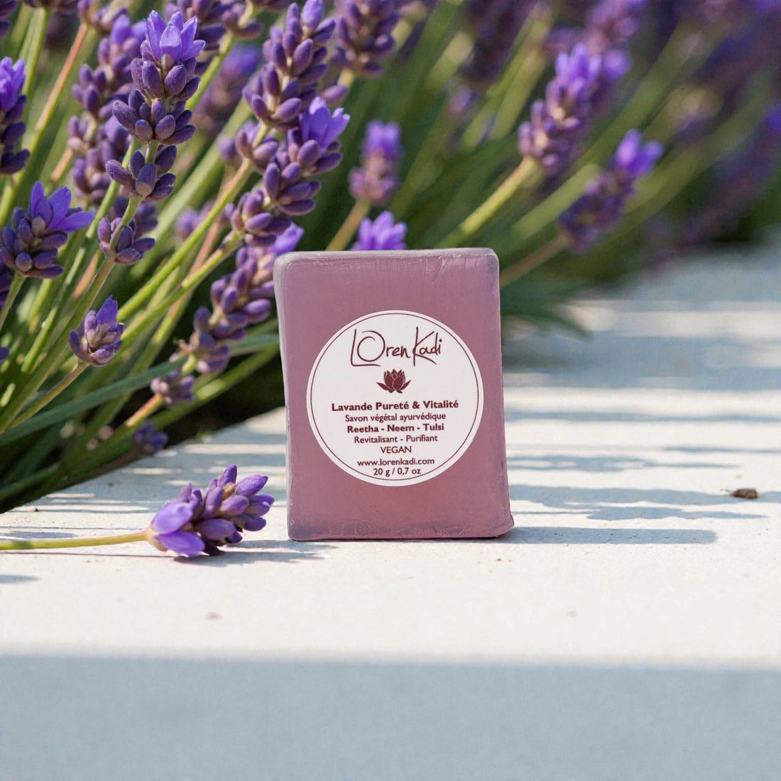 Mini Savon ayurvédique - Lavande Pureté et Vitalité