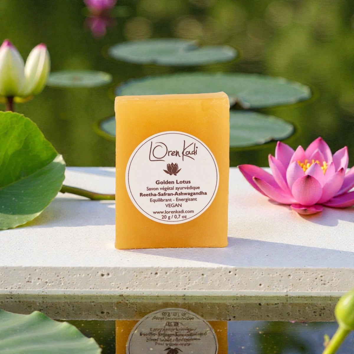 Mini Savon ayurvédique - Golden Lotus