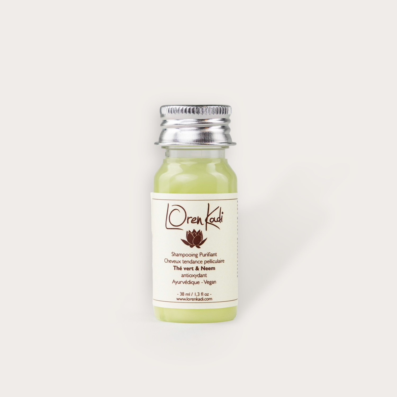 Mini Shampoing ayurvédique Purifiant - Thé vert &amp; Neem