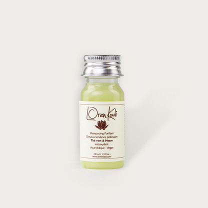 Mini Shampoing ayurvédique Purifiant - Thé vert &amp; Neem