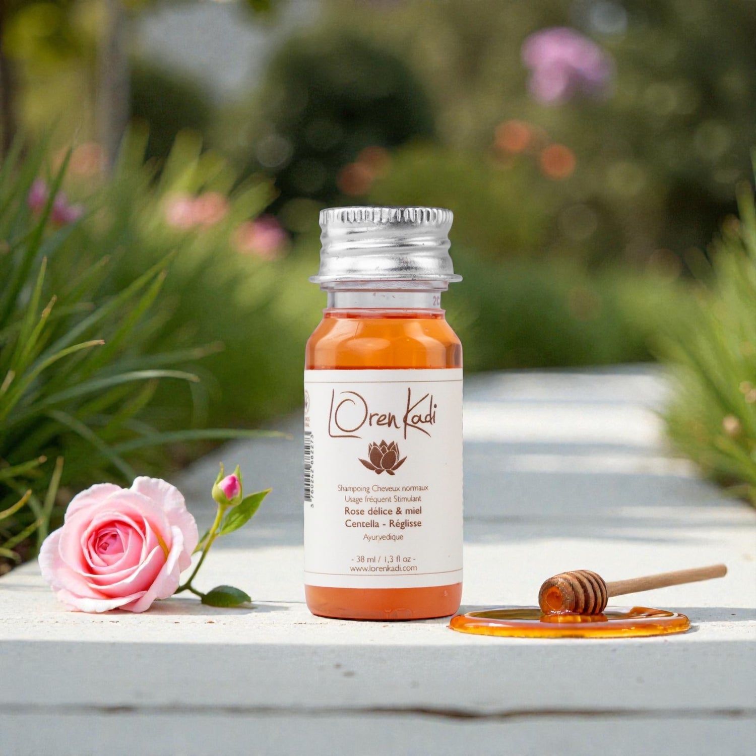 Mini Shampoing ayurvédique - Rose délice &amp; Miel