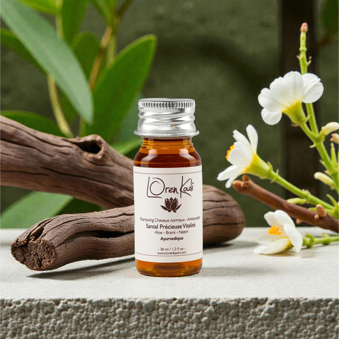 Mini Shampoing ayurvédique Hydratant - Santal Précieuse Vitalité