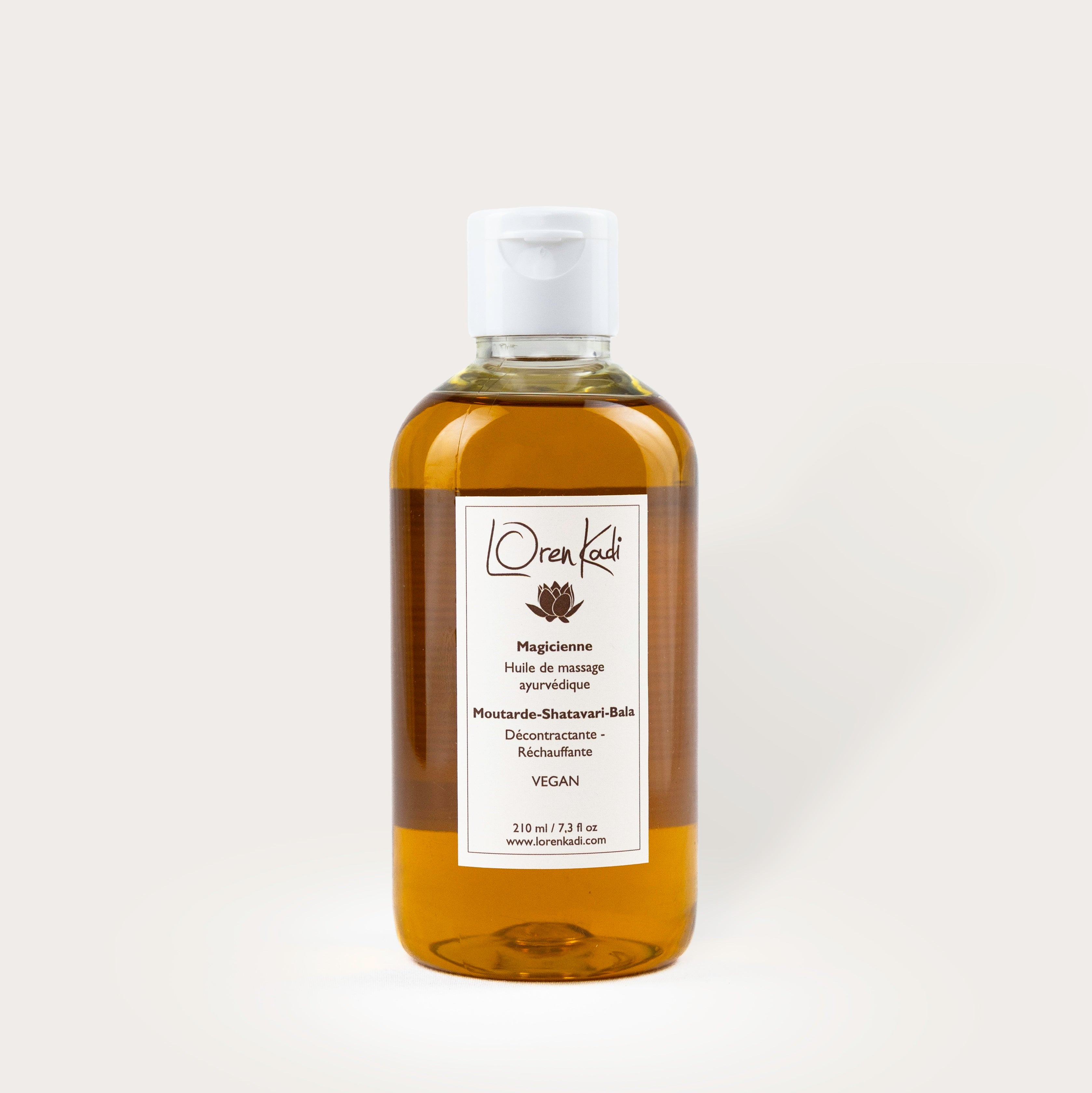 Huile de massage ayurvédique Décontractante Magicienne 210ml