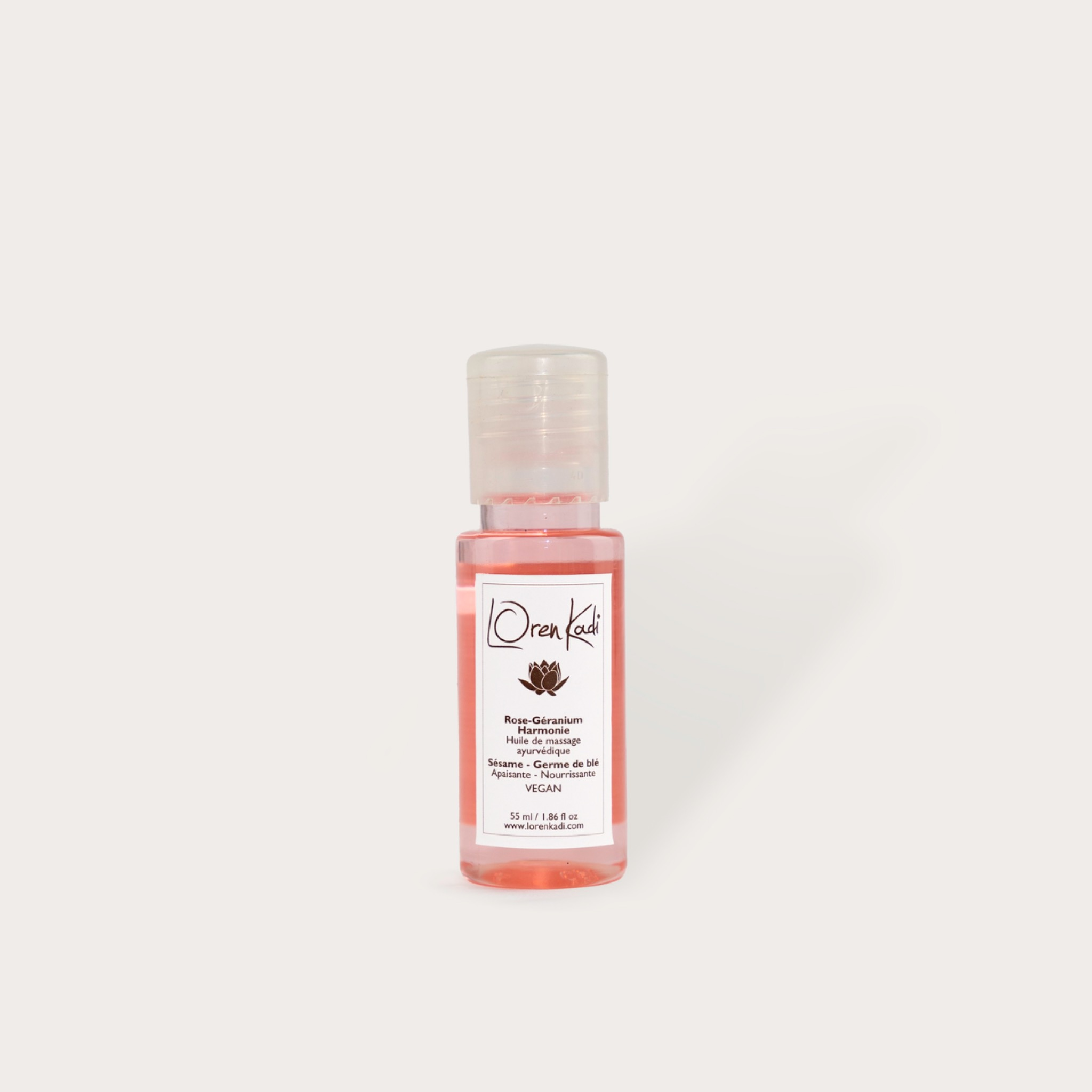 Mini Huile de massage ayurvédique Rose Géranium 55ml