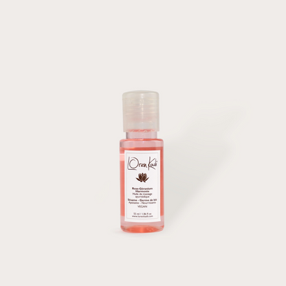 Mini Huile de massage ayurvédique Rose Géranium 55ml
