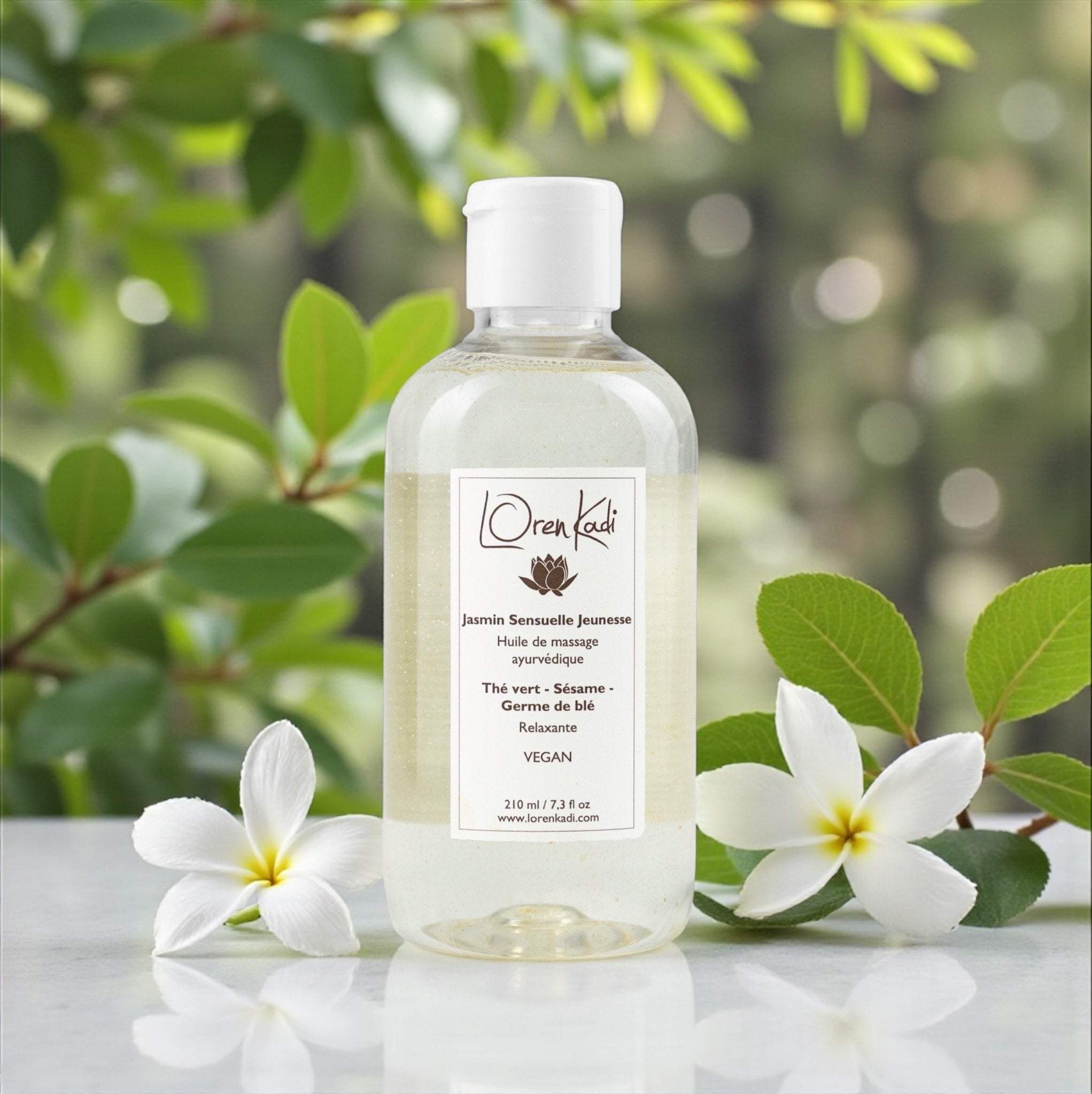 Huile de massage ayurvédique Jasmin 210ml