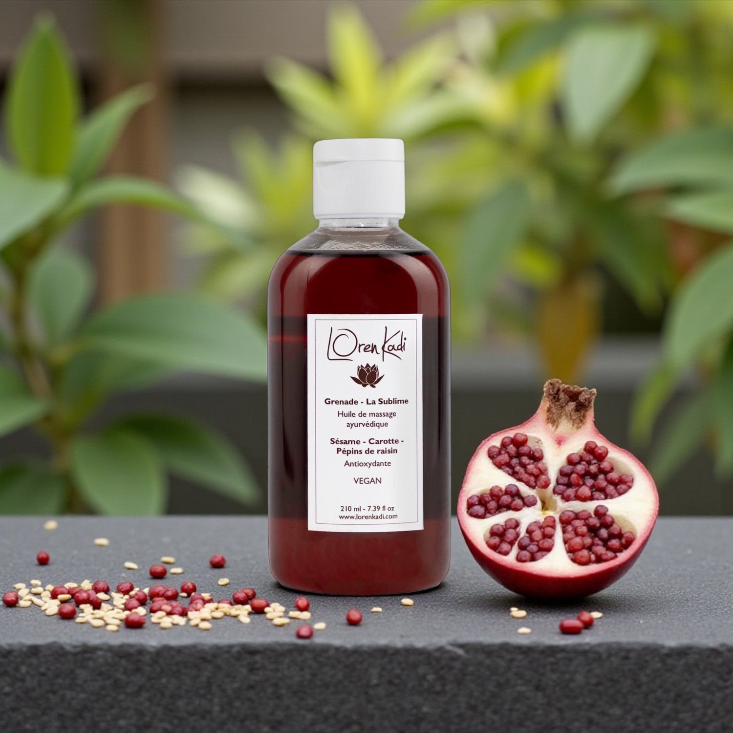 Huile de massage ayurvédique Grenade 210ml