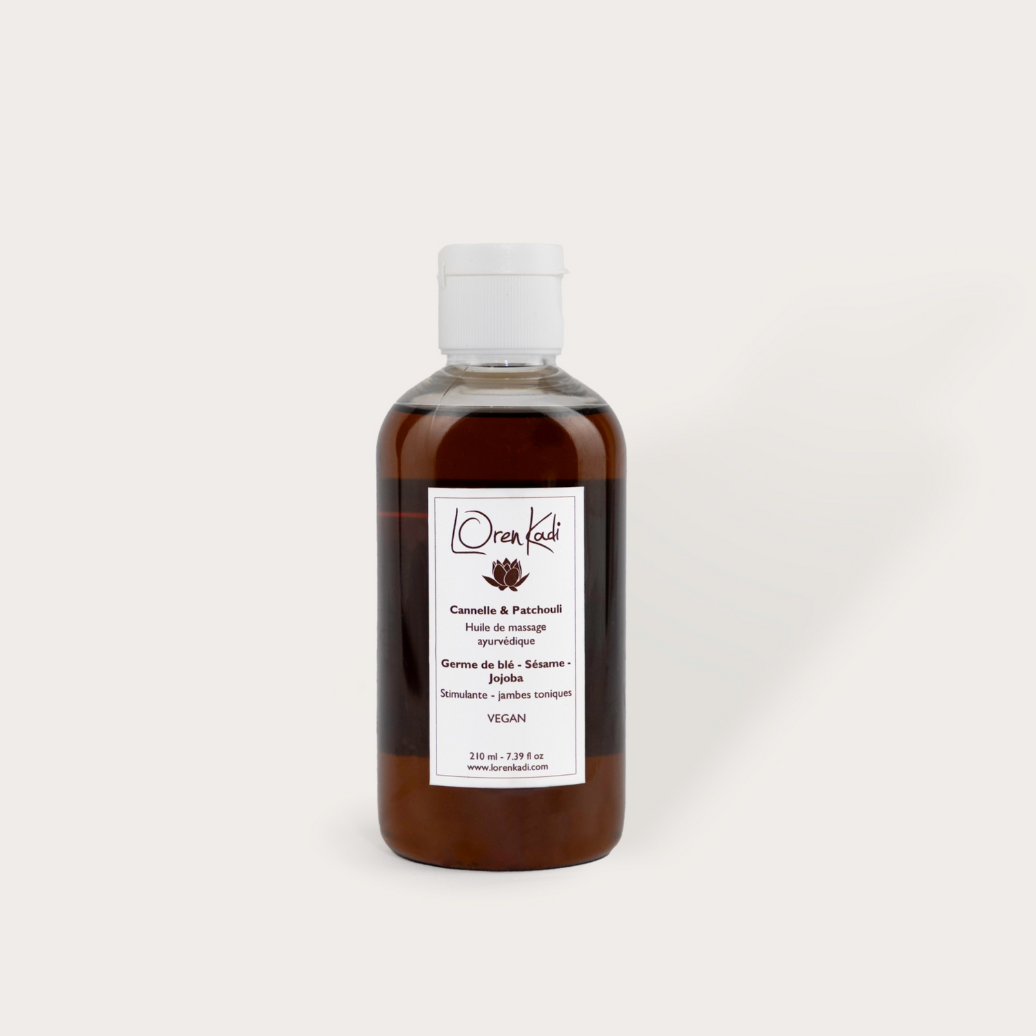 Huile de massage ayurvédique Cannelle Patchouli 210ml