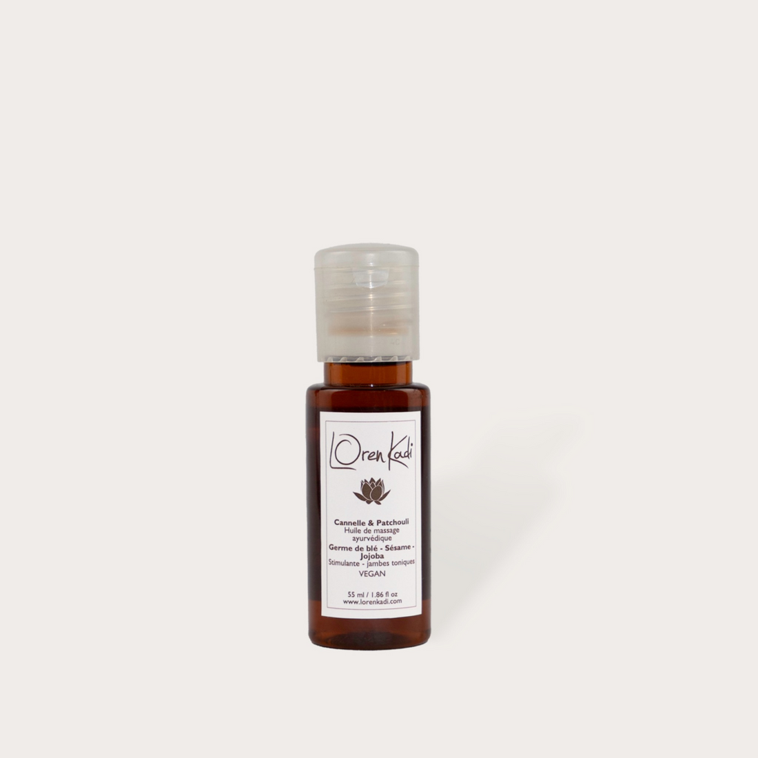 Mini Huile de massage ayurvédique Cannelle-Patchouli 55ml