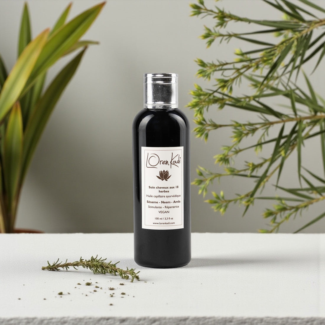 Huile capillaire ayurvédique aux 18 herbes 100ml