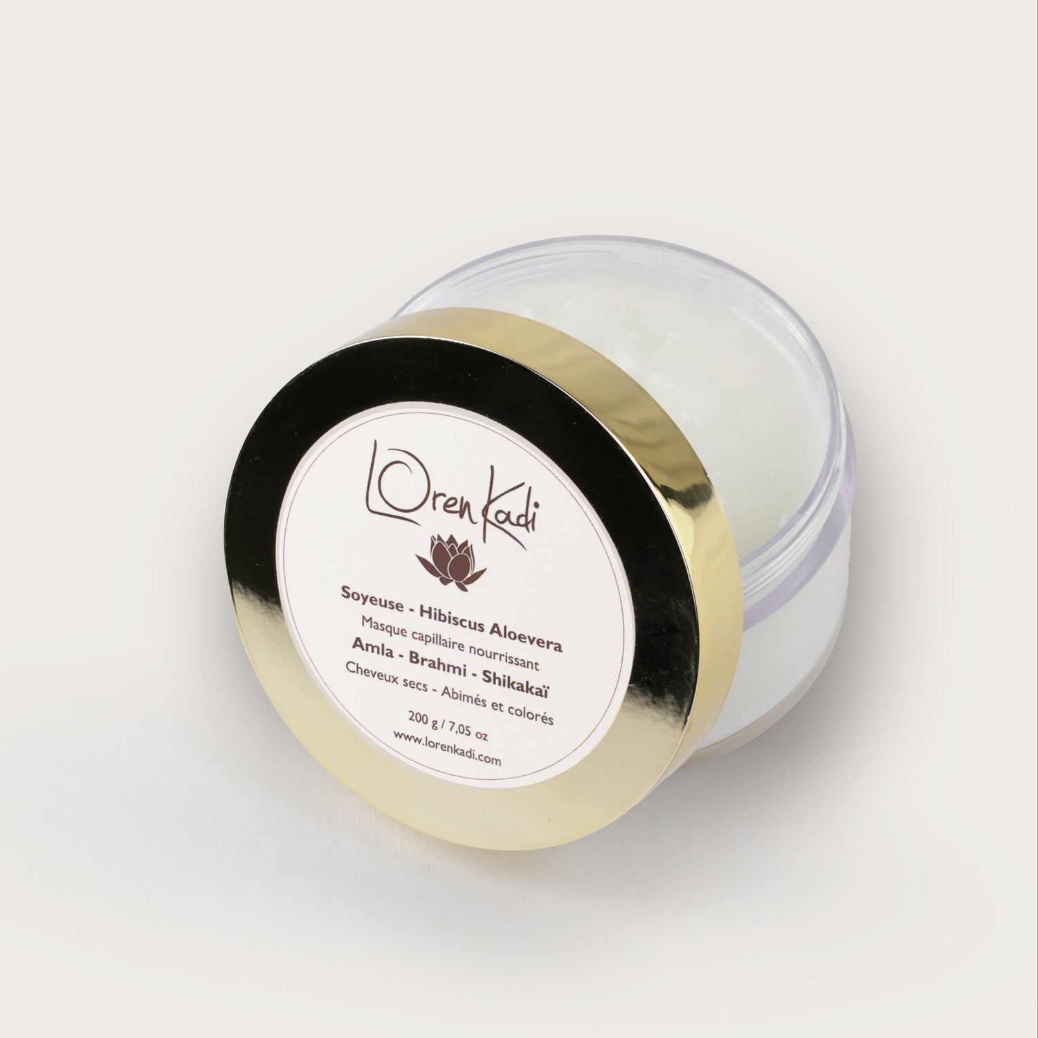 Masque capillaire ayurvédique nourrissant Soyeuse Hibiscus Aloevera