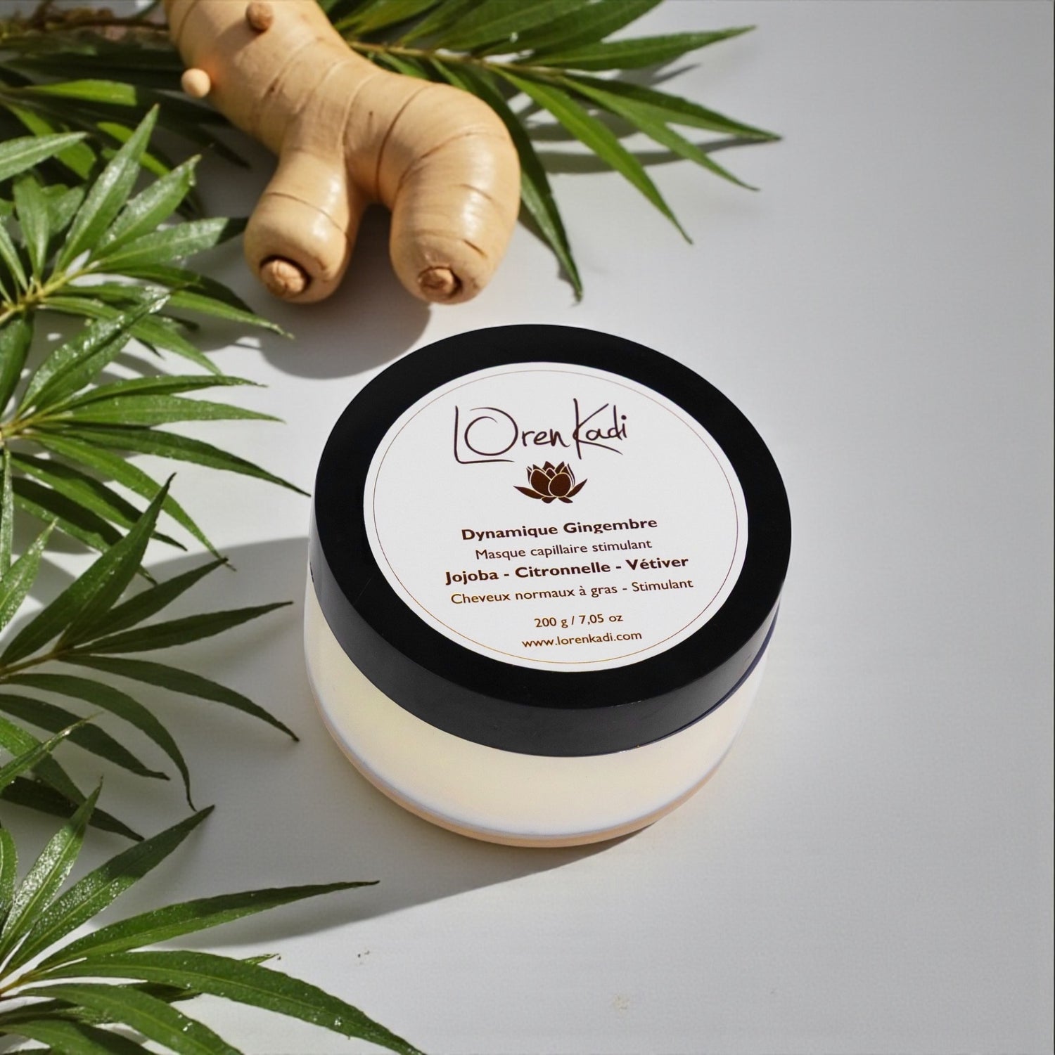 Masque capillaire ayurvédique stimulant Dynamique Gingembre