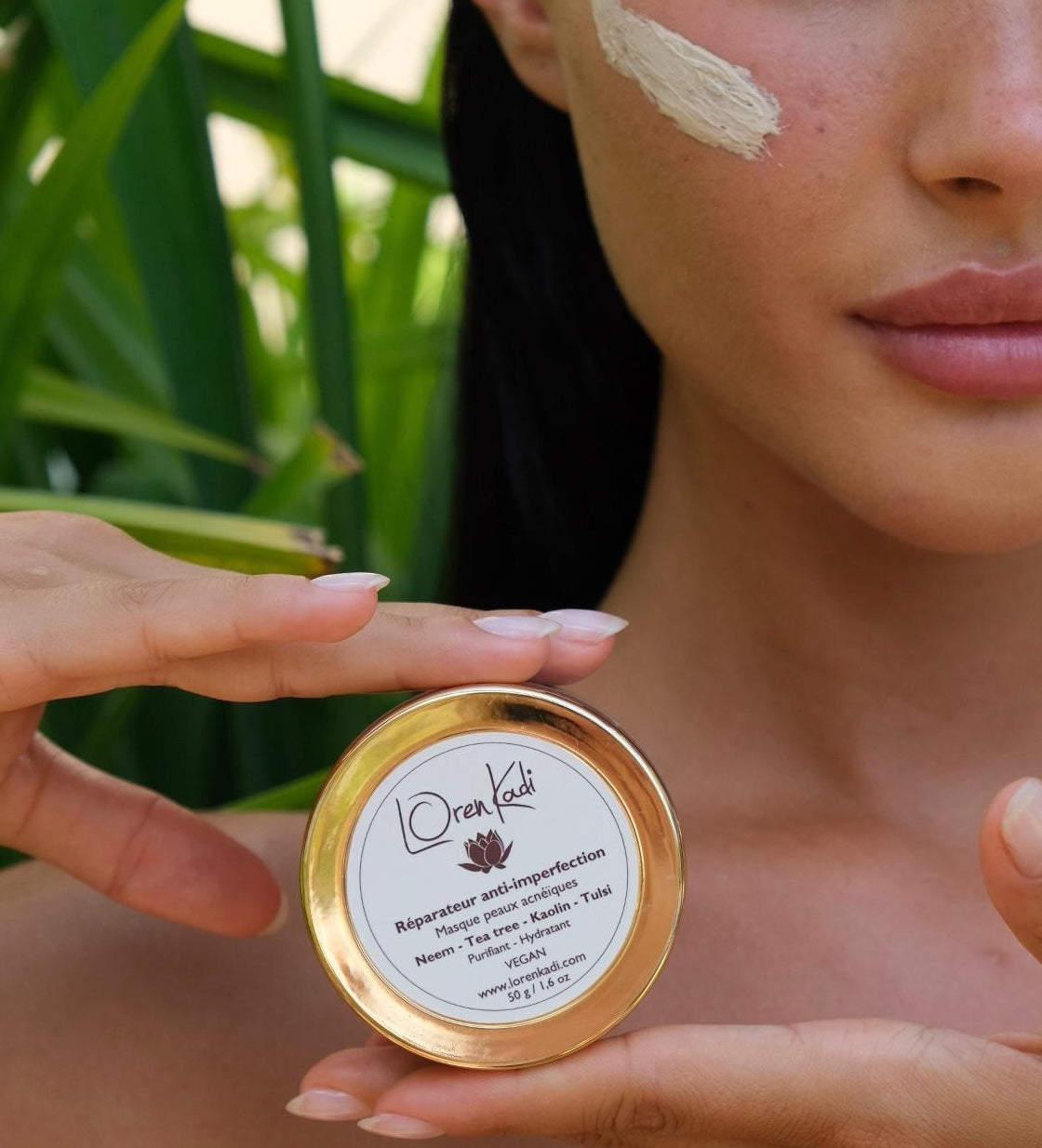 Masque visage ayurvédique Réparateur - Peaux acnéiques