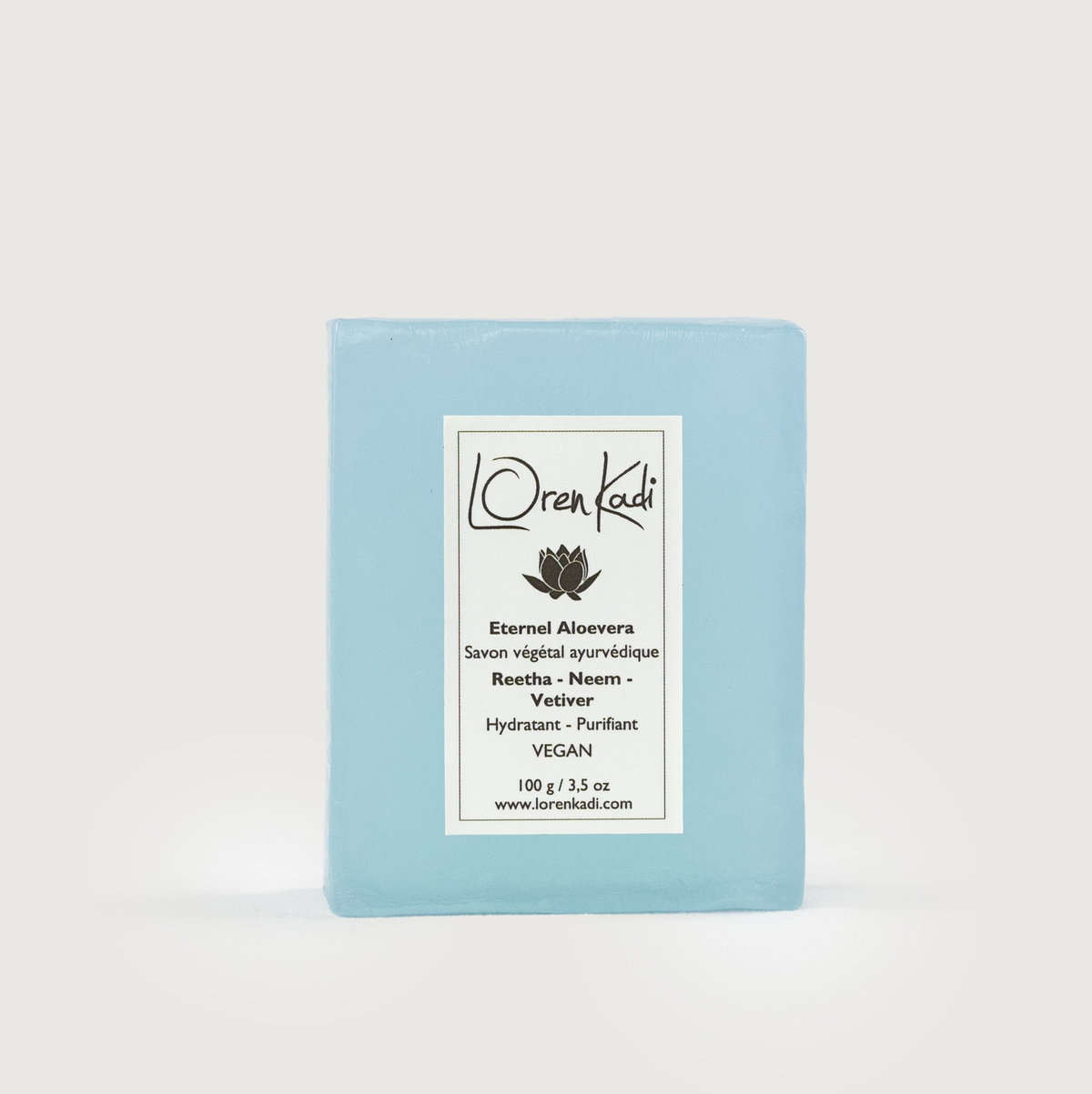 Savon ayurvédique - Éternel Aloevera - Vetiver &amp; Neem