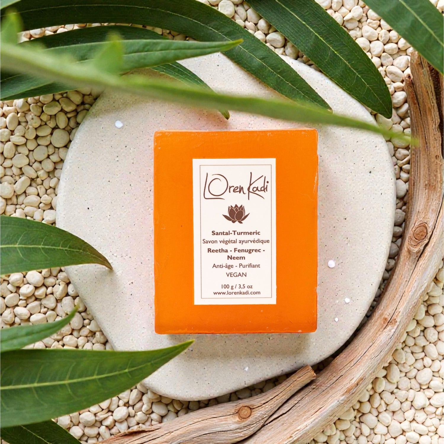 Savon ayurvédique - Irreprochable Santal Turmeric