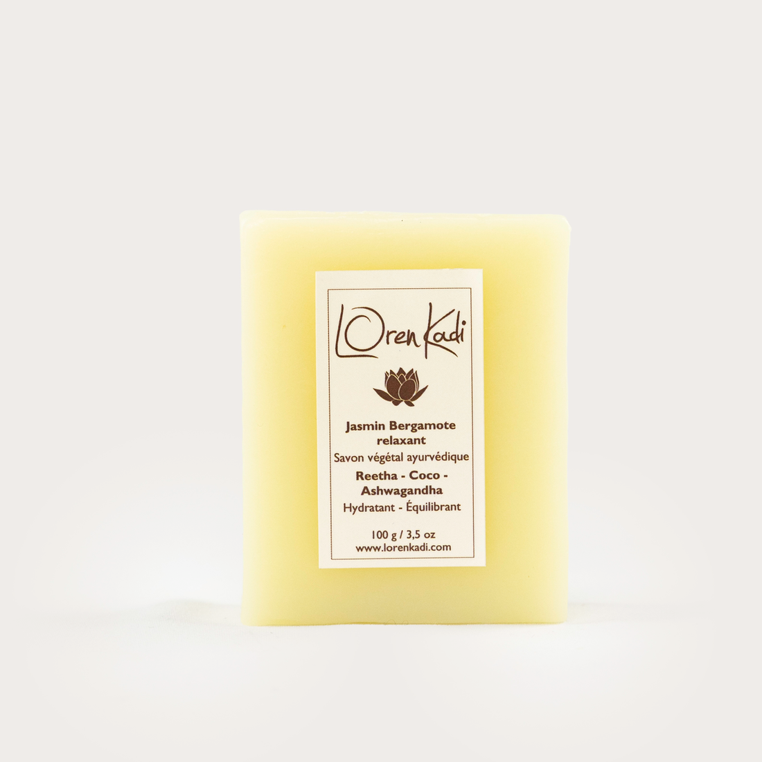 Savon ayurvédique - Jasmin Bergamotte Relaxant