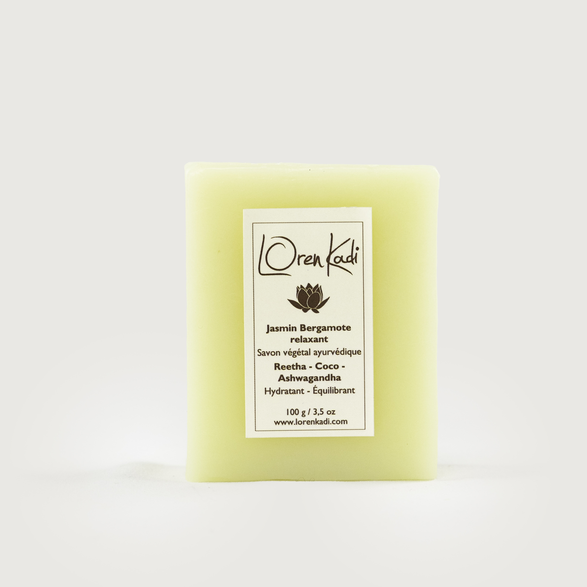 Savon ayurvédique - Jasmin Bergamotte Relaxant