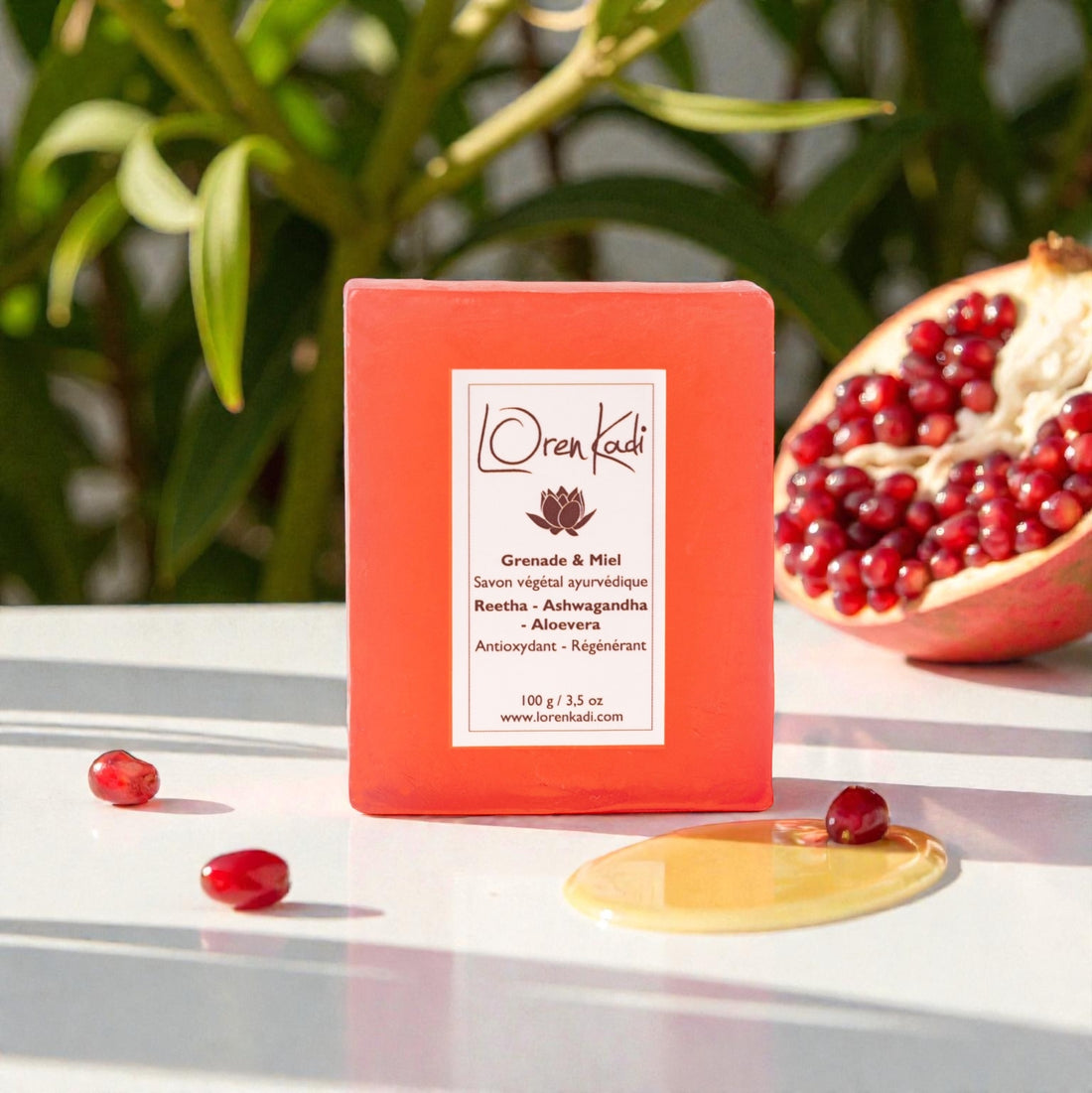 Savon ayurvédique - Grenade &amp; Miel