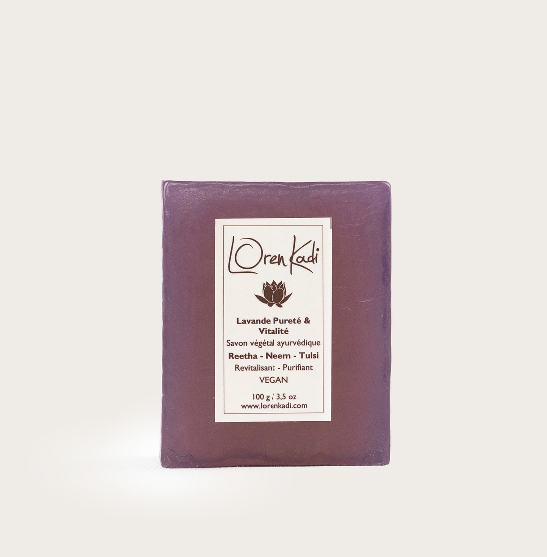 Savon ayurvédique - Lavande Pureté et Vitalité
