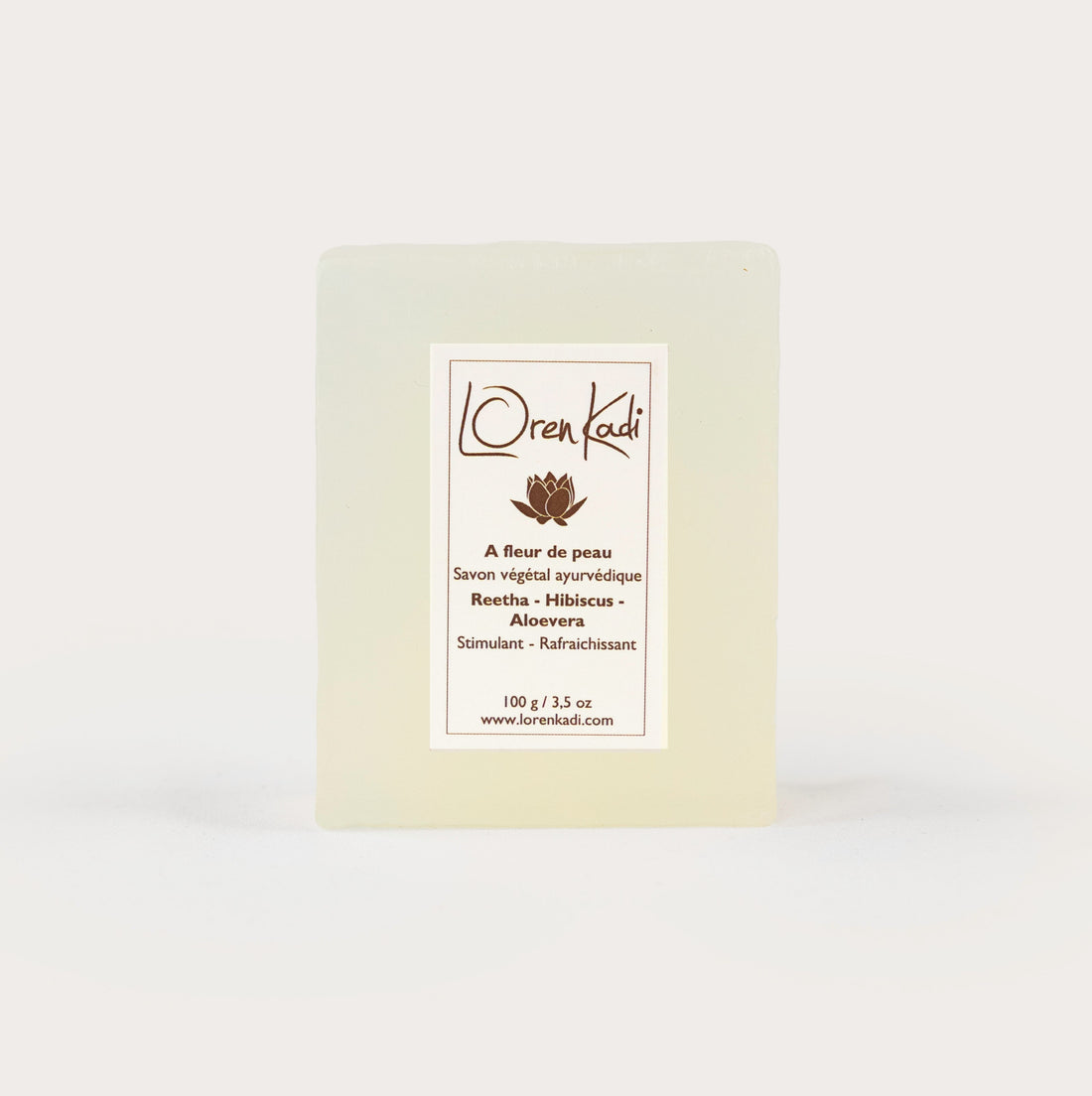 Savon ayurvédique - À fleur de Peau - Hibiscus Aloevera