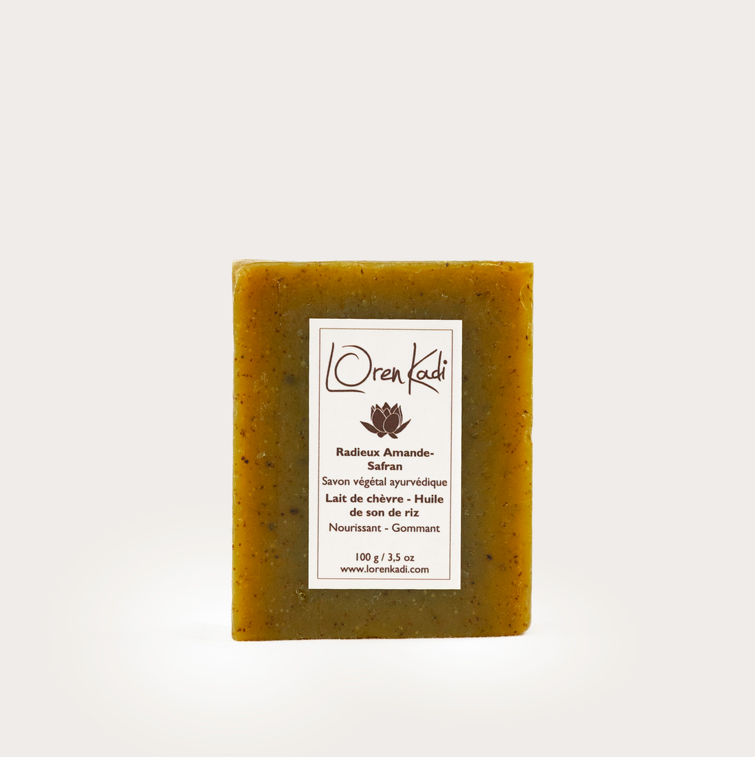Savon ayurvédique - Radieux Amande Safran