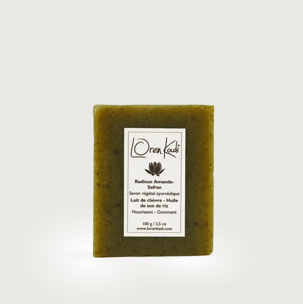 Savon ayurvédique - Radieux Amande Safran