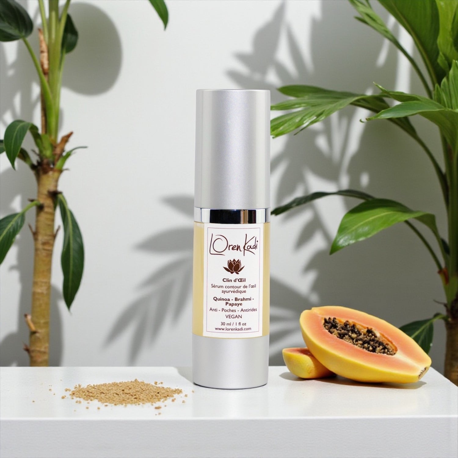 sérum vegan ayurvédique anti-âge pour le contours des yeux