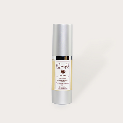 sérum ayurvédique anti-âge pour le contours des yeux, anti-rides et vegan