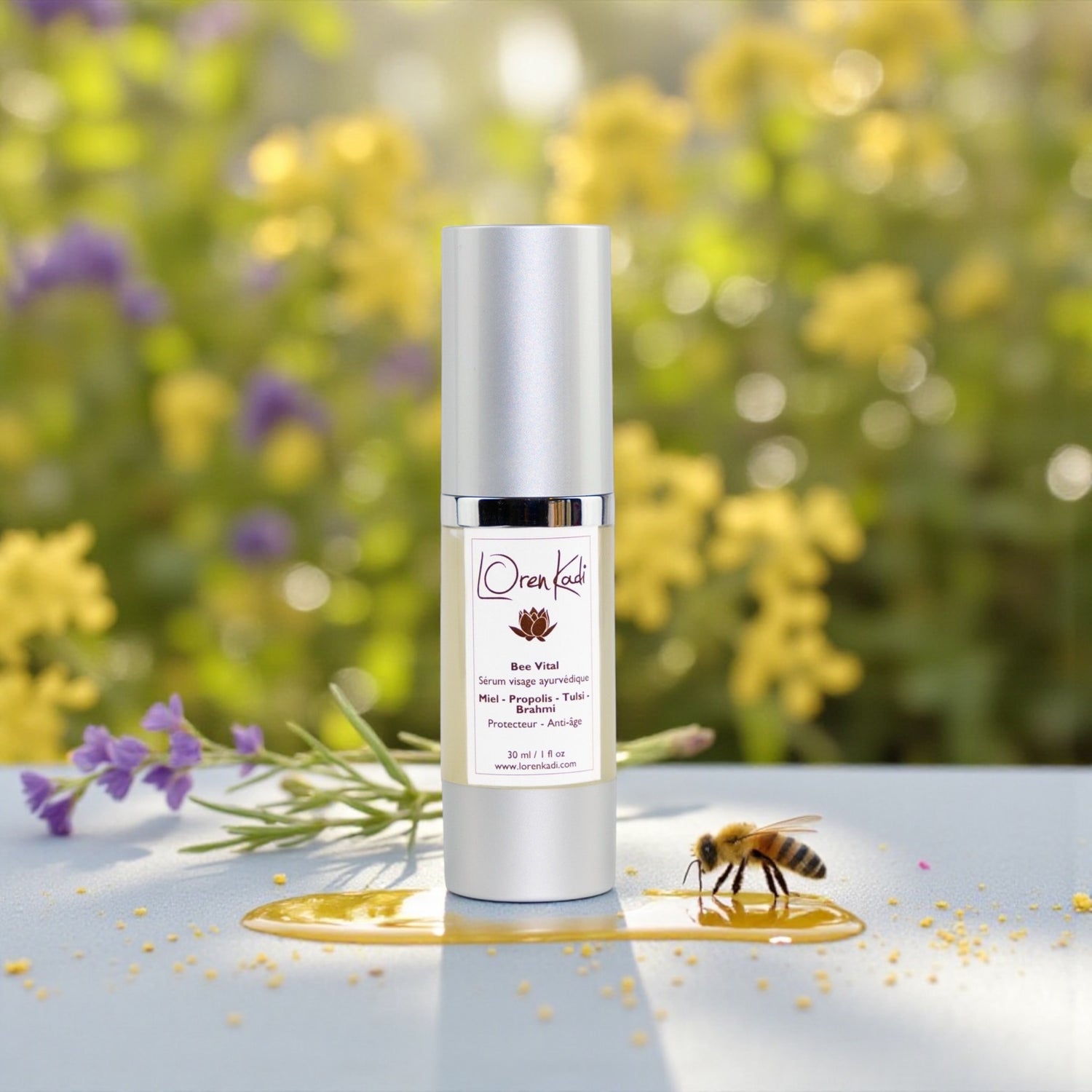 sérum anti-âge ayurvédique cou et visage au miel et propolis