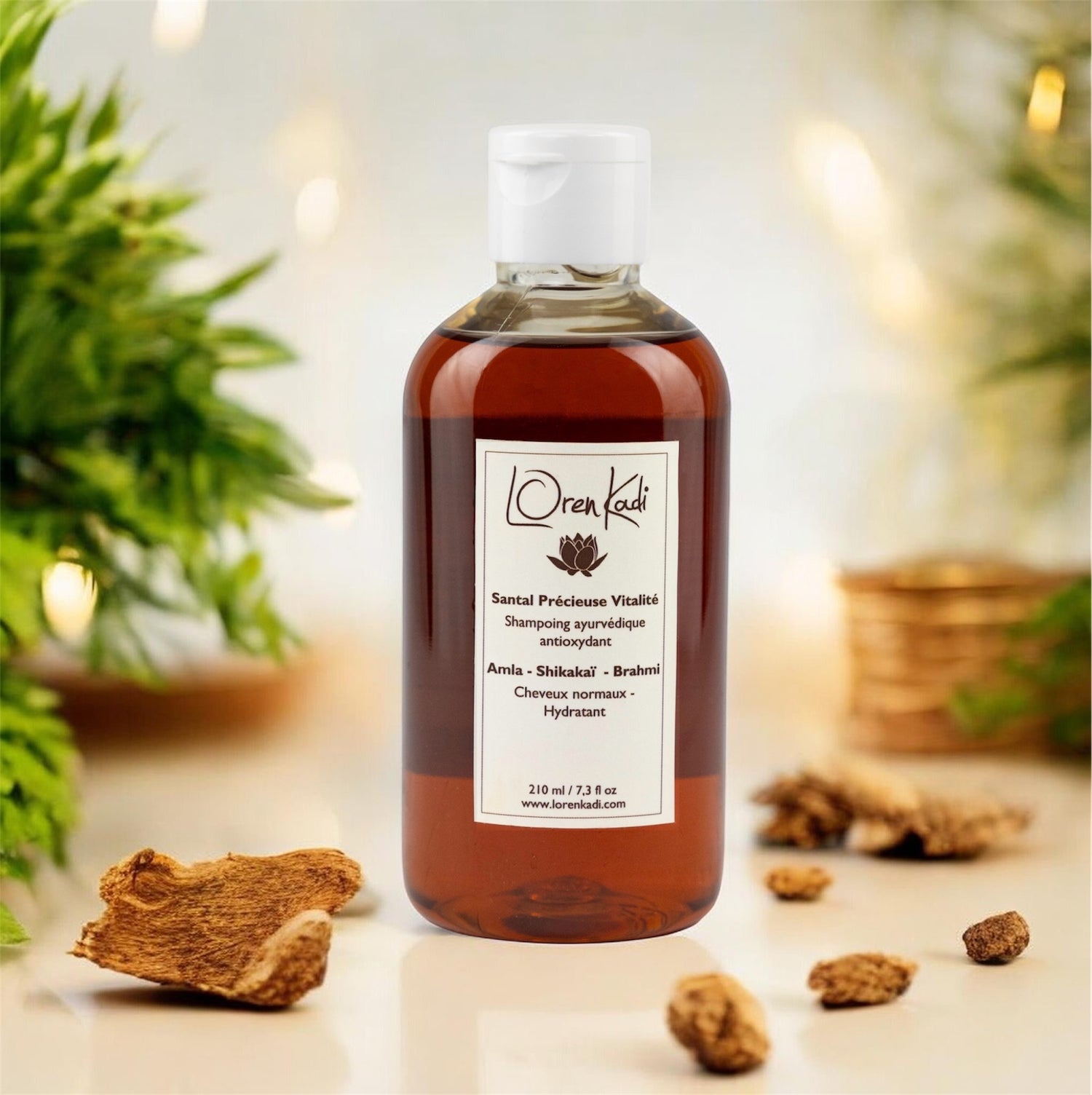 shampoing ayurvédique antioxydant au santal tous types de cheveux