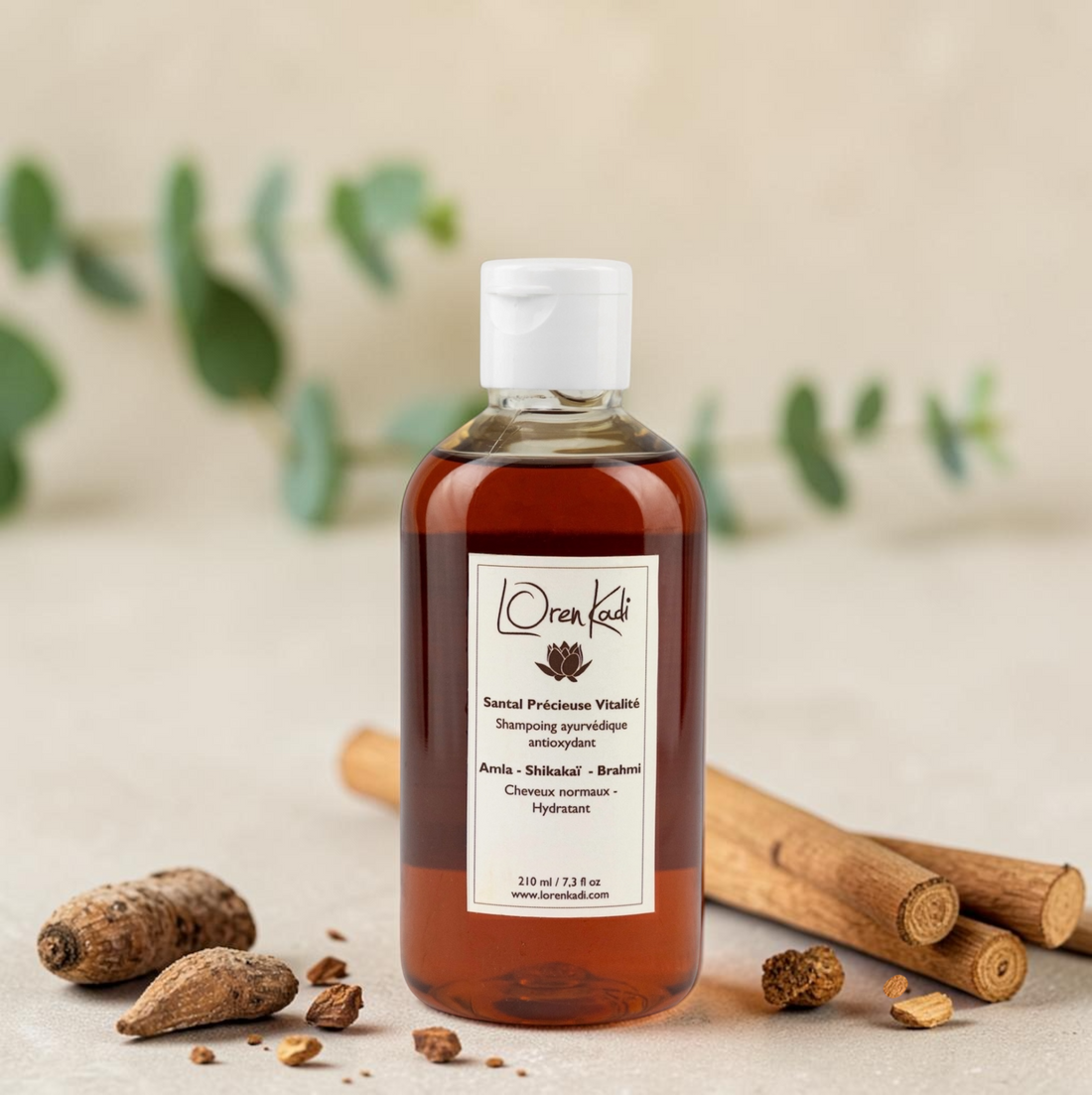 Shampoing ayurvédique hydratant - Santal Précieuse Vitalité
