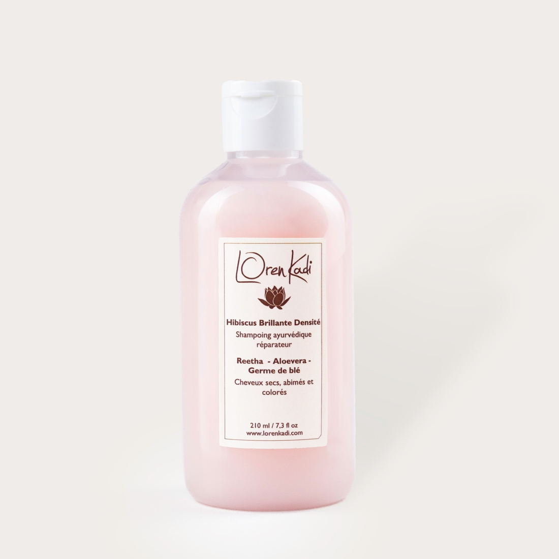 Shampoing ayurvédique cheveux colorés - Hibiscus Brillante Densité